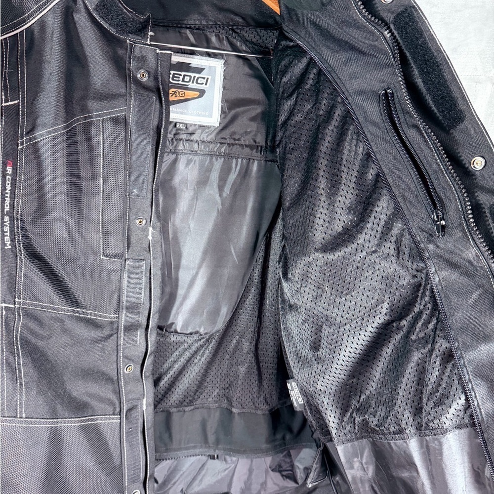 Sedici Air Control System ACS Performance Motorcycle coat Jacket 2XL Men moto - Picture 7 of 15